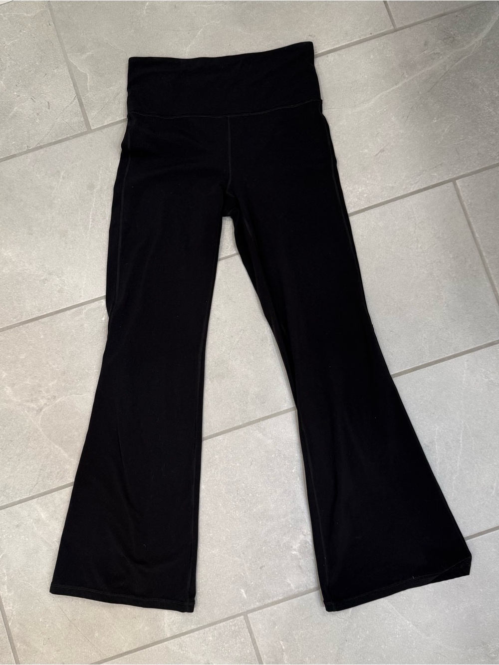 Athleta Black Boot-Cut Flare Yoga Pants